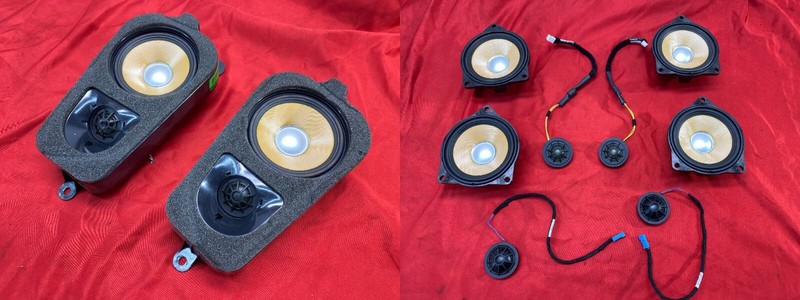 BMW E70 E71 X5 X6 M Individual Audio Midrange Sound Speaker Tweeter Set! OEM✅
