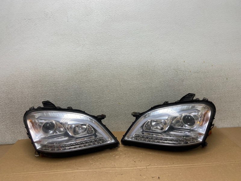 2006 - 2008 Mercedes-Benz ML Class Left+Right LED Chrome Headlights ab4485 DG