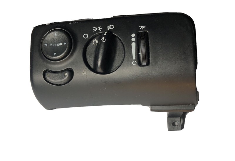 96-00 Caravan Voyager Headlight Dimmer Switch Panel Mirror OEM Gray Trim Panel
