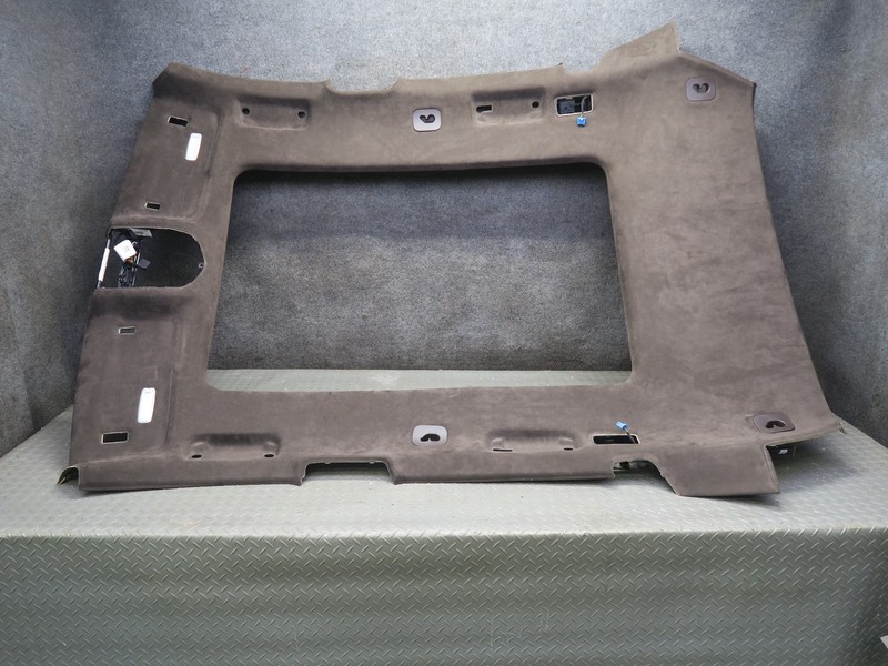 2015-2018 PORSCHE MACAN UPPER OVERHEAD PANORAMIC ROOF HEADLINER PANEL ALCANTARA