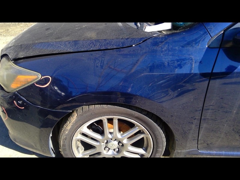 05 06 07 08 09 10 SCION TC DRIVER LEFT FENDER BLU-8S6 SCRATCH