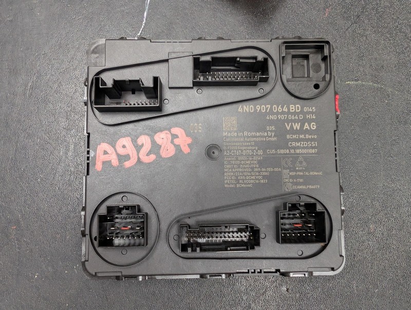 Body BCM Control Module 2019 Audi A7 4N0907064BD 2020
