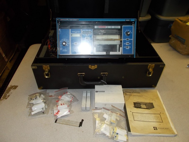 Esterline Angus Miniservo Power Supply Demand Recorder S22904-1 w/ Accessories