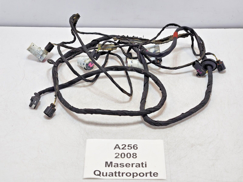 ✅ 04-08 OEM Maserati Quattropore Rear Bumper Wire Wiring Harness PDC Sensors