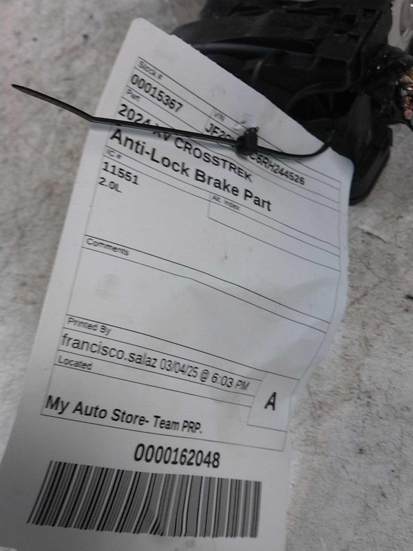 2024 Subaru XV Crosstrek ABS Hydraulic Assembly OEM 16K Miles Grey