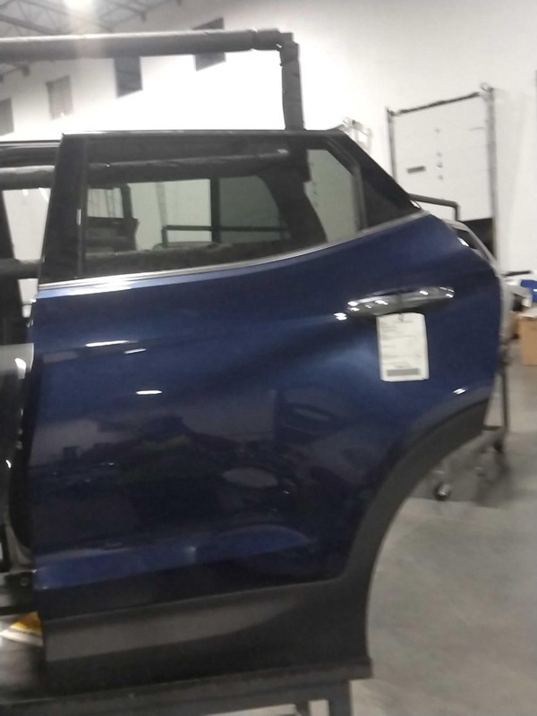 2017 Hyundai Santa Fe Left Rear Door Blue 4DR SUV 160632 75K Miles