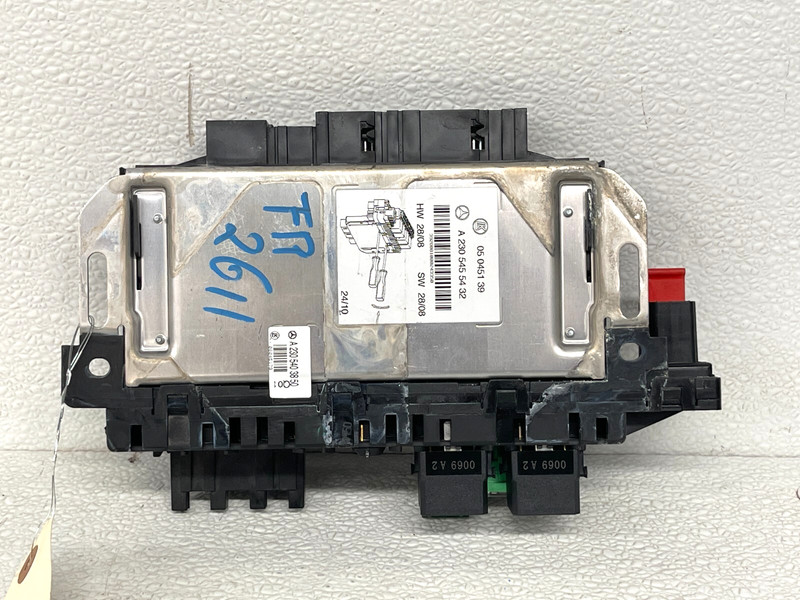 ⭐2003-2012 MERCEDES SL-CLASS REAR SAM FUSE RELAY BOX CONTROL MODULE OEM LOT2611