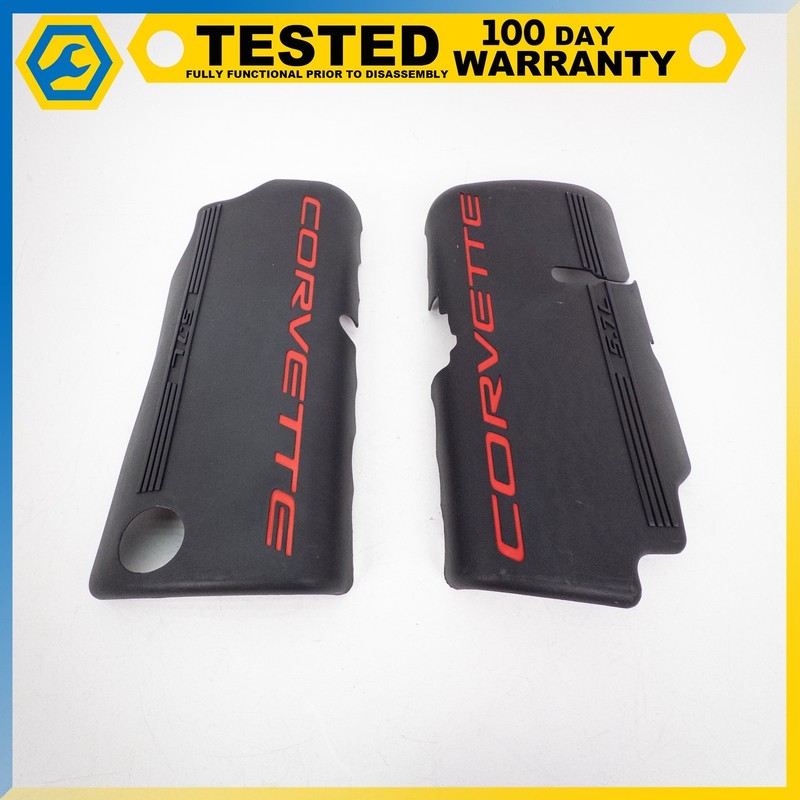 97-04 CHEVROLET CORVETTE C5 5.7L LS1 LEFT & RIGHT ENGINE COVER TRIM SET OEM