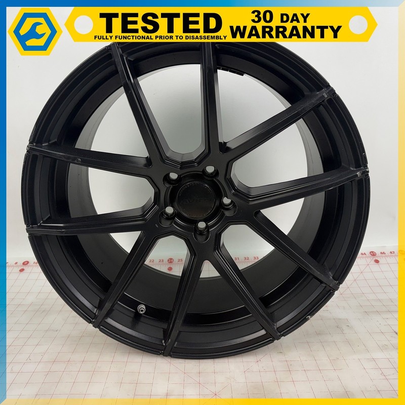 14-24 MASERATI GHIBLI 20 X 10J REAR WHEEL RIM BLACK OEM