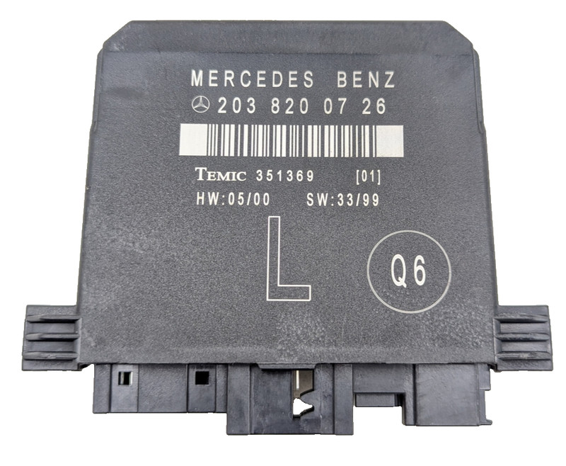 01-07 Mercedes W203 C230 C320 Door Control Module Rear Left 2038202185 OEM 76k