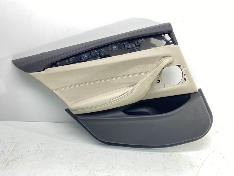 17-20 BMW G30 5 Series Rear Left Driver Door Panel Cover Leather Beige 47k OEM✅
