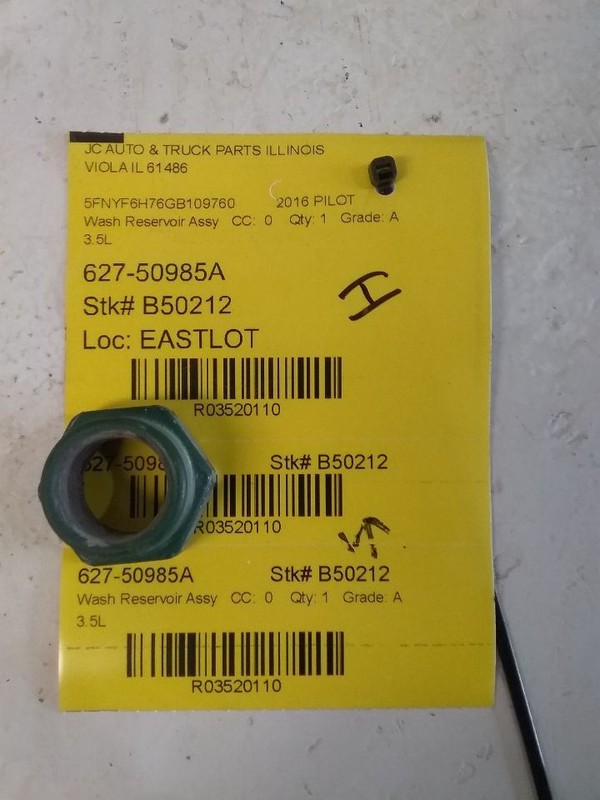 Wash Reservoir Right Hand Side US Market Fits 16-22 PILOT 3520110