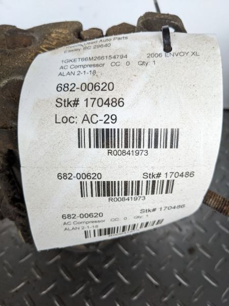 AC Compressor Fits 04-07 RAINIER 841973