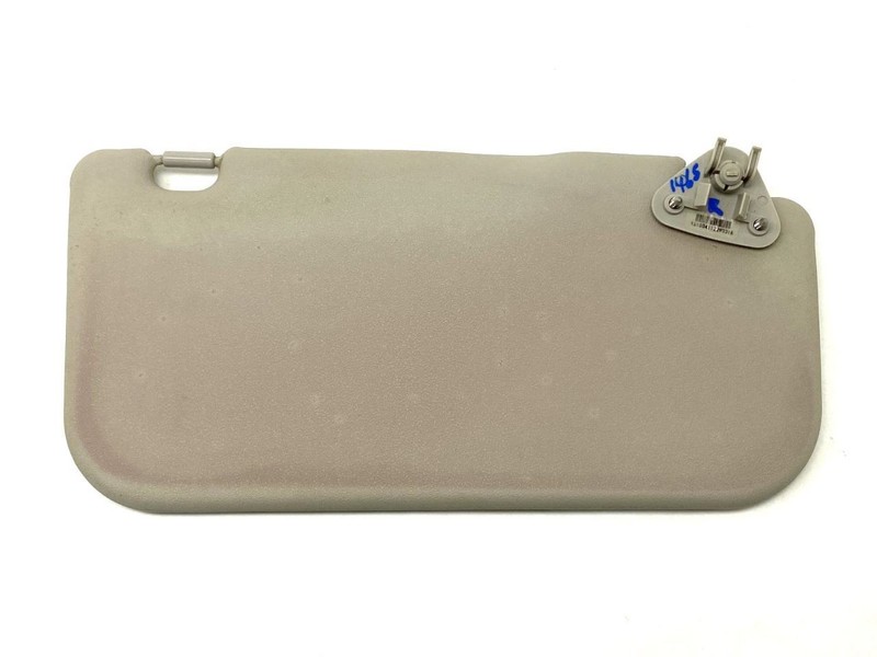 Right Passenger Side Sun Visor Gray Fits 2014-2020 Mitsubishi Mirage 86017
