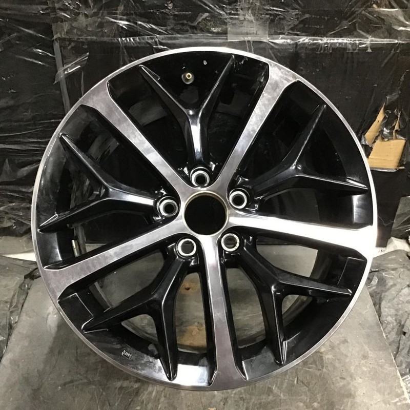 2020-2021 Honda Civic 63163 Wheel 18 x 8 15 Spoke Rim Black Machined 42700TGGAB2