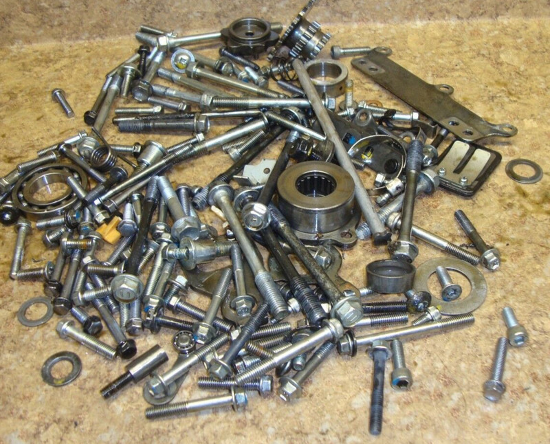 2012 Suzuki GSXR750 GSX-R750 GSXR 750 Engine Nuts Bolts Motor Parts Hardware 12