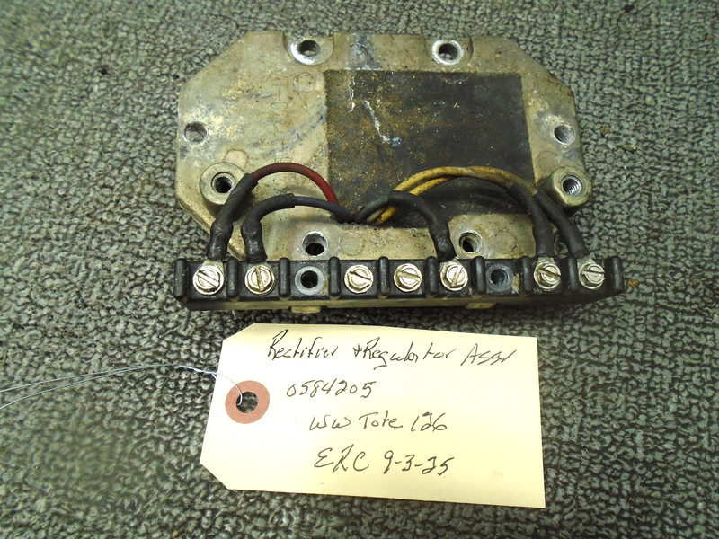 RECTIFIER & REGULATOR ASSY 584205 JOHNSON EVINRUDE 1990-1993 120-140 HP OUTBOARD