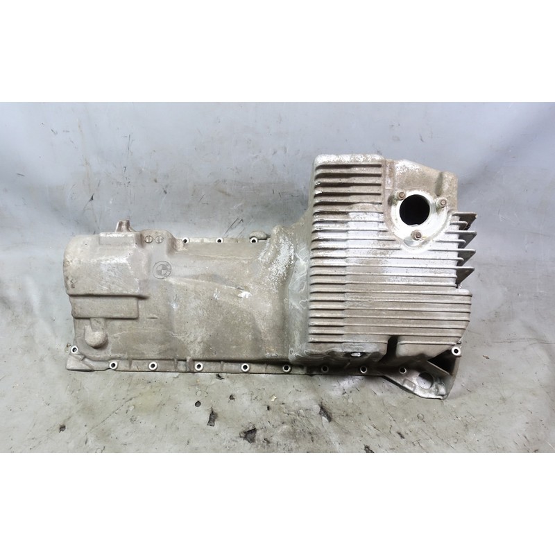 Damaged BMW Z3 M52TU M54 6-Cyl Engine Oil Pan Sump w Crack OEM