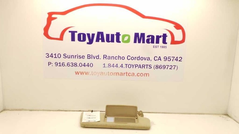 Passenger Right Sun Visor Illuminated Fits 00 LEXUS RX300 103268