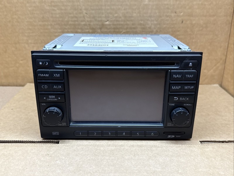 11-12 Nissan Rogue Radio Receiver Navigation Map MP3 259151VX0A