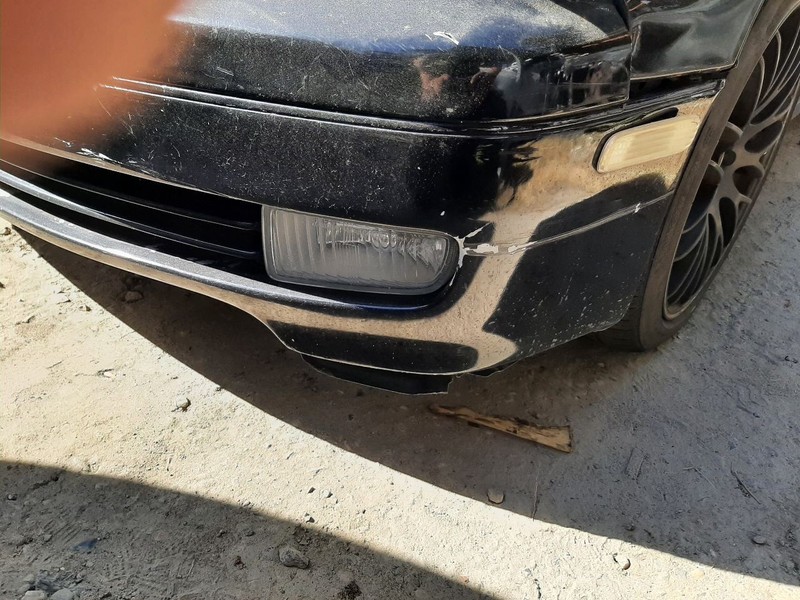 98-05 LEXUS GS300 REAR BUMPER BLK-202 SCRATCHES PAINT PEEL