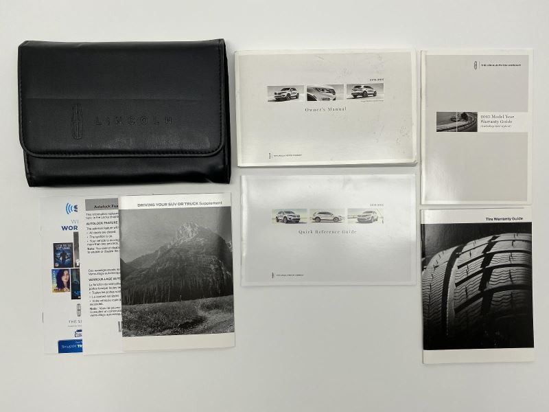 Owners Manual 2015 Lincoln MKC 81280