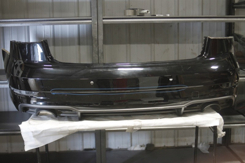 2017-2020 Audi A3Quattro Rear Bumper Cover With Sensor Holes Oem