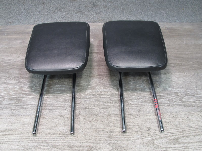 2011-2017 INFINITI QX56 QX80 REAR SEAT THIRD 3RD ROW LEATHER HEADREST SET OF 2