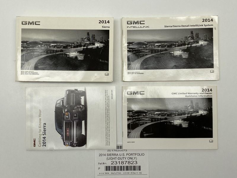 Owners Manual 2014 GMC Sierra 82312