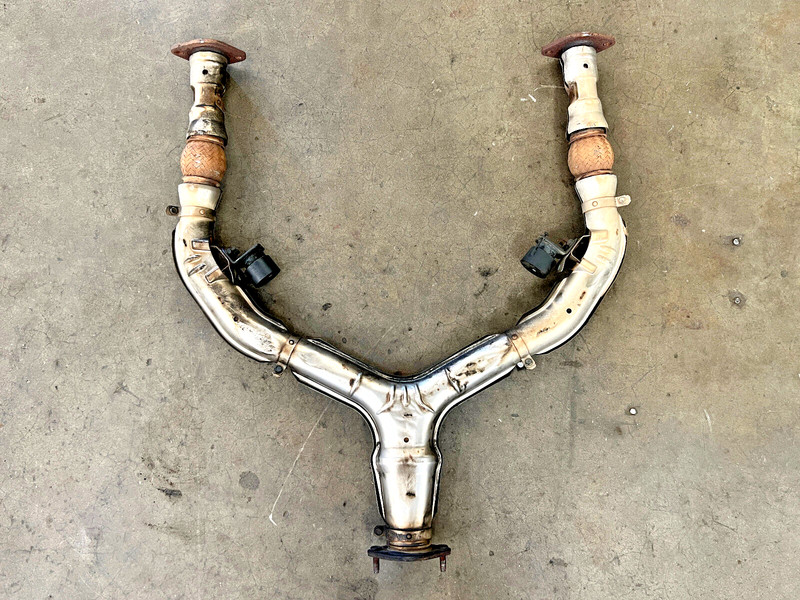 ⭐2009-2010 INFINITI FX35 3.5L FRONT EXHAUST MUFFLER DOWN PIPE ASSY OEM LOT2520