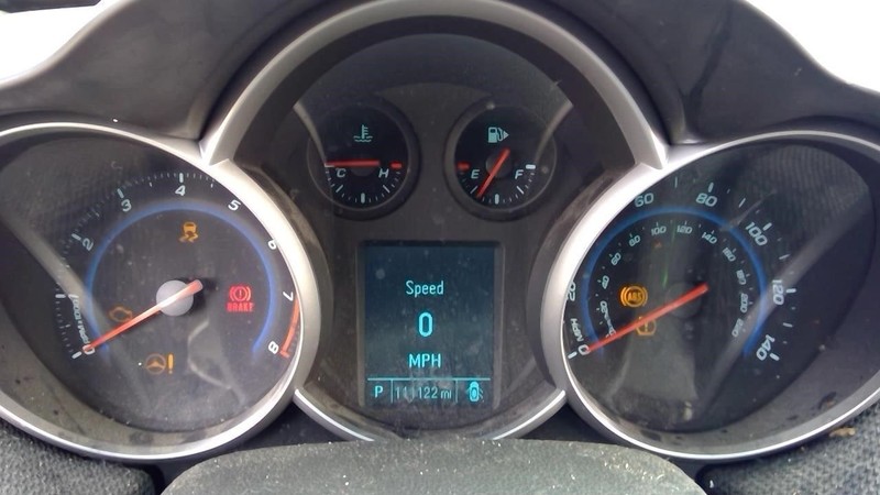 Speedometer MPH US Market With Black Cluster Opt B76 Fits 12 CRUZE 736616