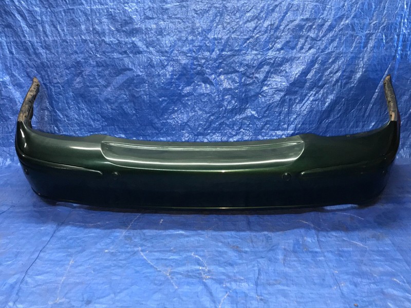 02-08 JAGUAR S TYPE BUMPER ASSEMBLY REAR GREEN OEM