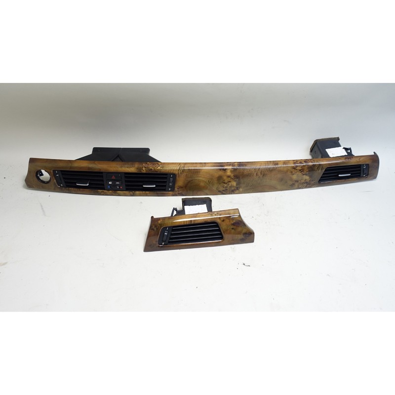 2006-2008 BMW E90 E91 3-Series Early Dashboard Wood Trim Vents Poplar Grain OEM