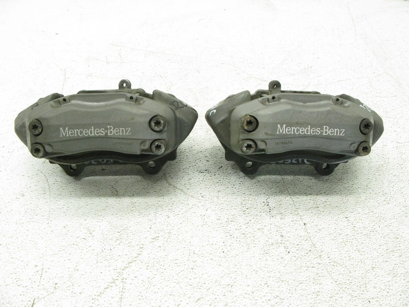 01-07 MERCEDES W219 CLS500 W211 E350 BRAKE CALIPER LEFT RIGHT FRONT PAIR 020321C