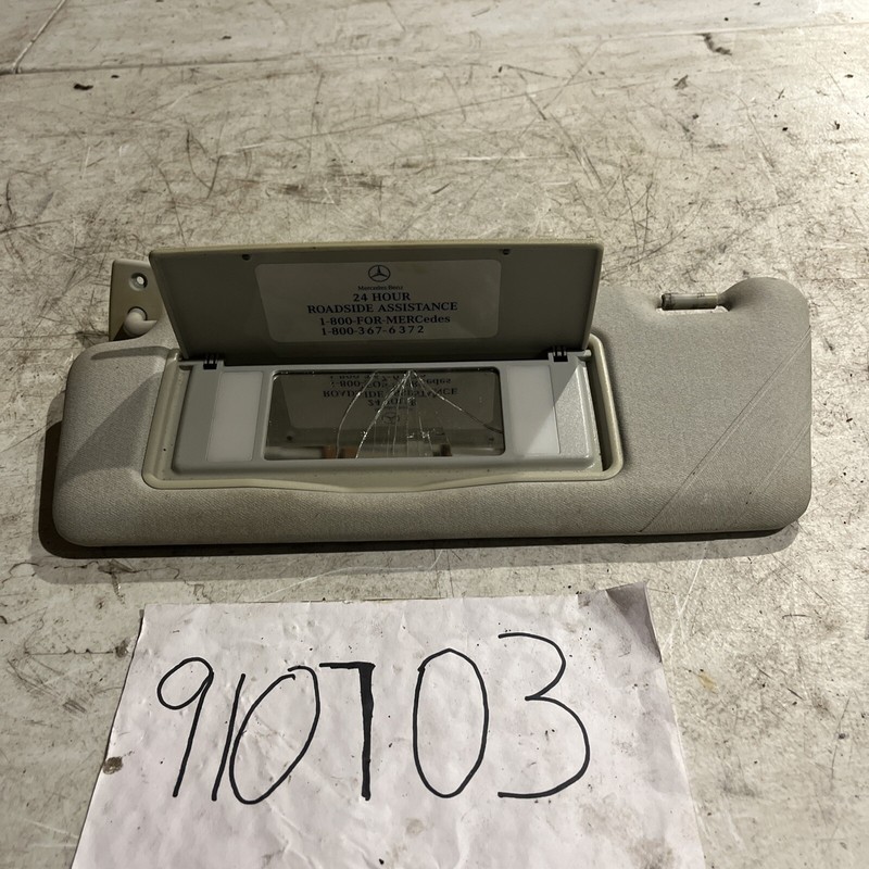 1999 -02 MERCEDES E-CLASS Left Sun Visor OEM 21081013107D04 MIRROR