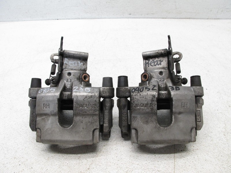 05-16 JAGUAR X351 XJ XJ8 XF XK BRAKE DISC CALIPER REAR LEFT RIGHT SET OEM B
