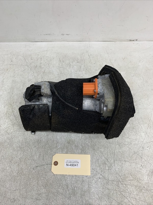 20-22 TESLA MODEL Y AC COMPRESSOR PUMP W ACOUSTIC COVER 1501256-00-I 49041 S2