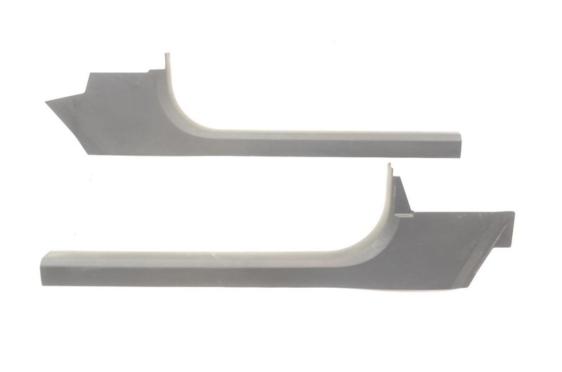 05-13 CORVETTE C6 Black Left and Right Kick Panel Door Sill Scuff Plates