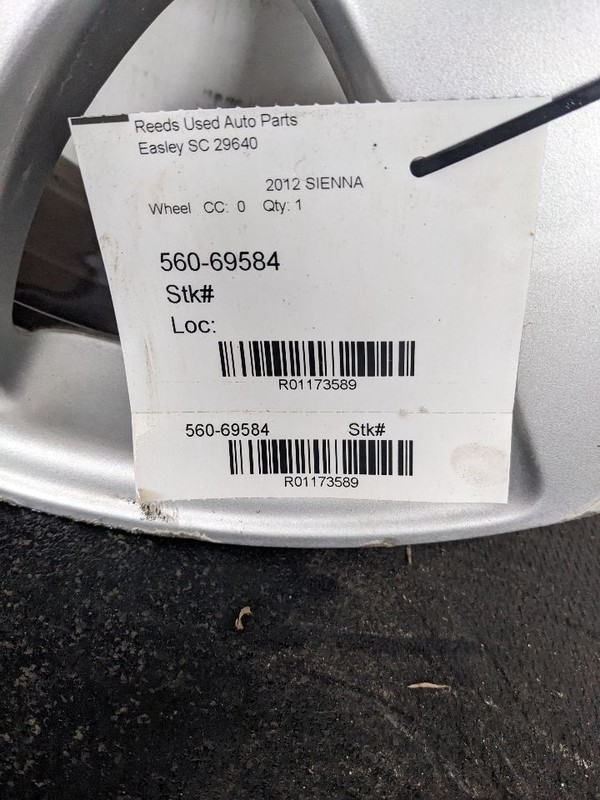 Wheel 17x7 Alloy 5 Spoke Fits 11-20 SIENNA 1173589