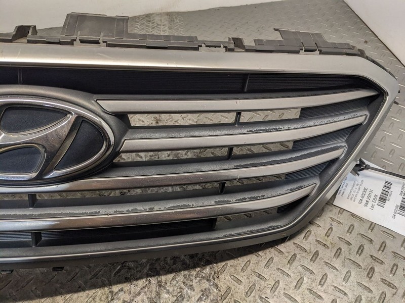 Grille Center Upper 4 Bars Chrome Fits 15-17 SONATA 1168074