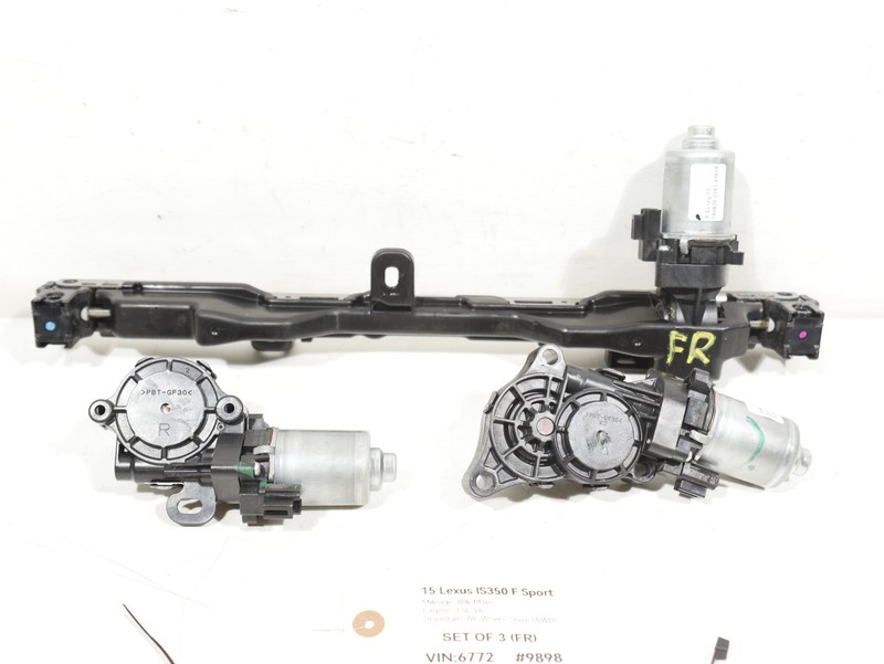 2014-2016 LEXUS IS350 3.5L Front RIGHT Seat Motors Adjustment Set of 3 OEM