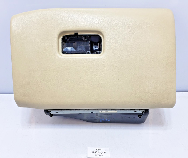 ✅ 2003-2008 OEM Jaguar S-Type X200 Glove Box Glovebox Storage Compartment Beige