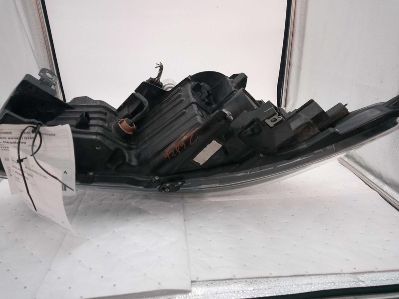 2020 INFINITI QX60 Left Headlight Assembly Black 696845 87K Miles Used