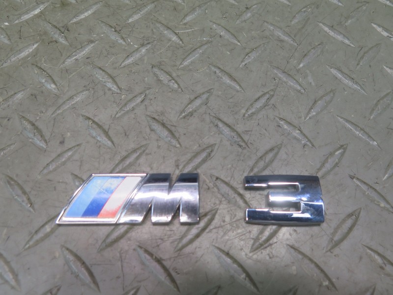 2008-2013 BMW E90 E92 E93 M3 REAR TRUNK LID EMBLEM LOGO BADGE SYMBOL SET