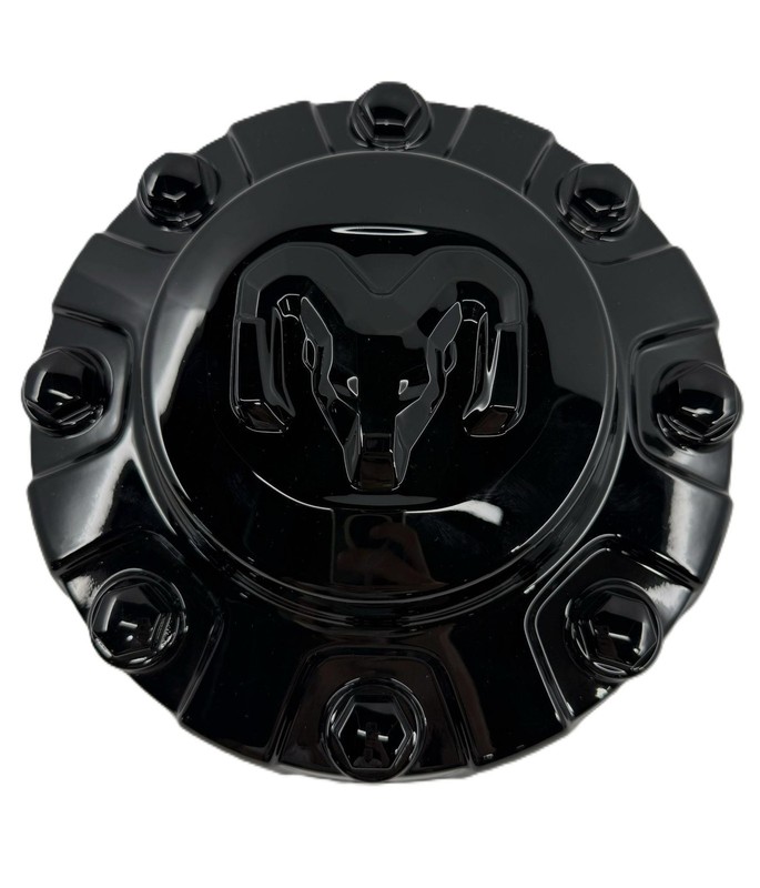 2019-2026 Dodge Ram 3500 Front BLACK Wheel Center Hub Cap 8- Lug 6QC38TRMAB OEM