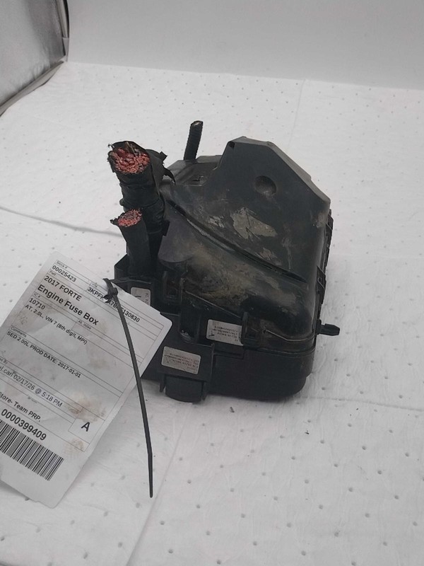 2017 Kia Forte OEM Used Fuse Box 91218B0380 Black 2.0L 135K Miles