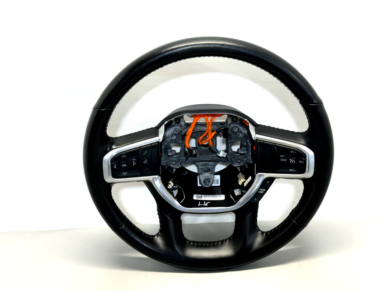 ✅ 2019-2023 RAM 1500 OEM LEATHER STEERING WHEEL w/ HEAT 5YK683X7AH 5TH GEN BLACK