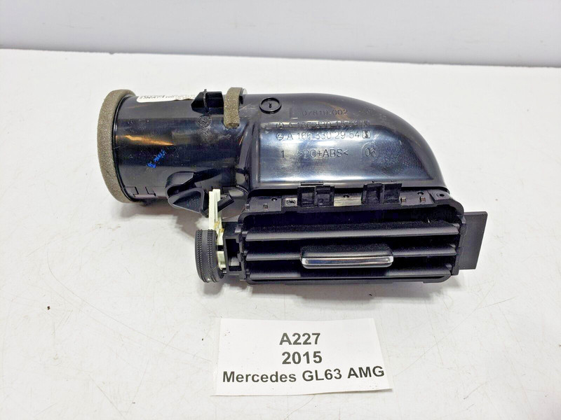 ✅13-16 OEM Mercedes X166 GL63 AMG Rear Left Driver Side Roof Air Duct Vent Black