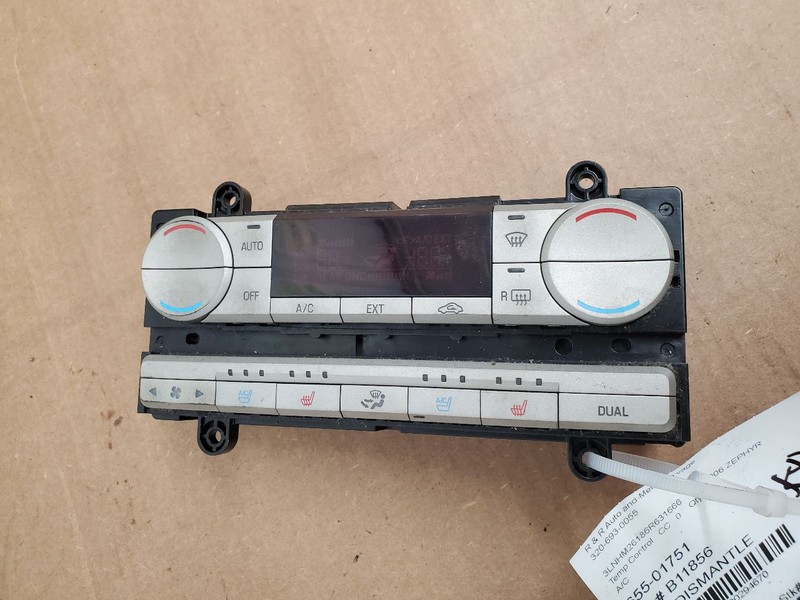 Temperature Control Main Automatic Temperature Control Fits 06 ZEPHYR 294670