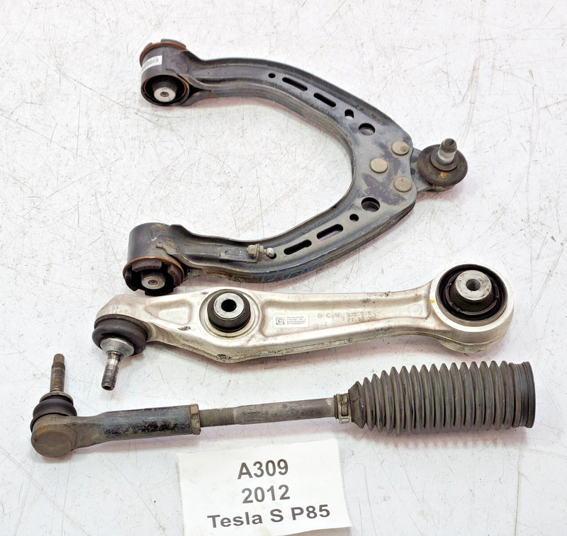 ✅ 2012-2020 OEM Tesla Model S Front Left Driver Upper Control Arm Tie Rod SET